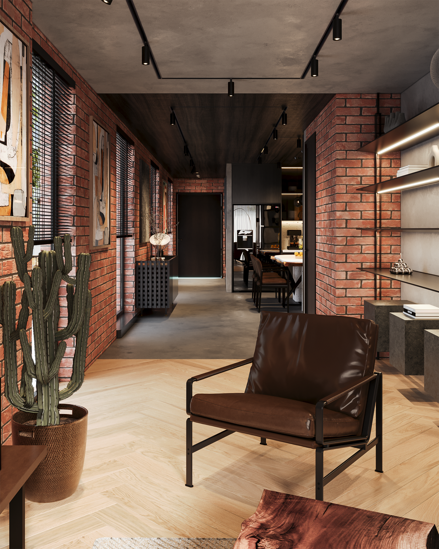 Interior space by DUFAY